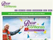 Tablet Screenshot of bazardelaconfianza.com